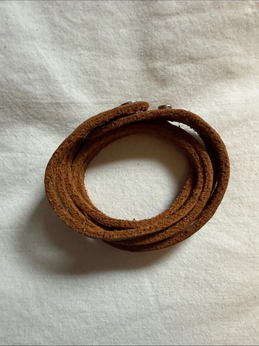 Roots Brown Studded Wrap Bracelet